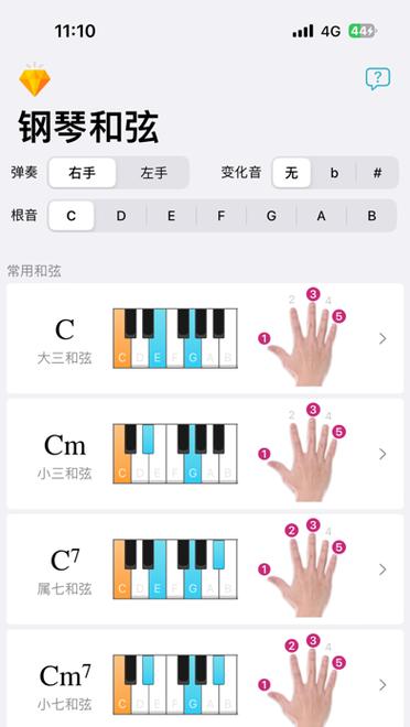 钢琴app曲谱带指法的