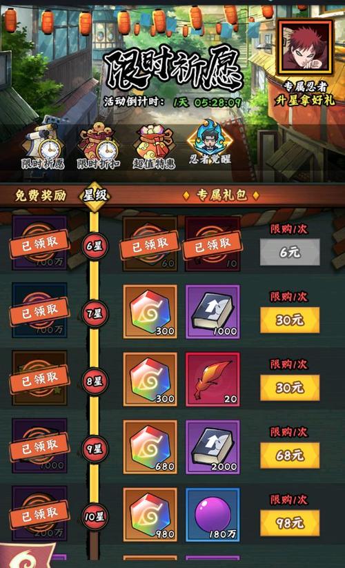 火影忍者之免费领忍者