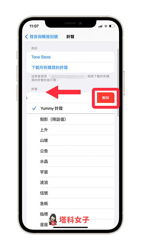 苹果删除铃声怎么删