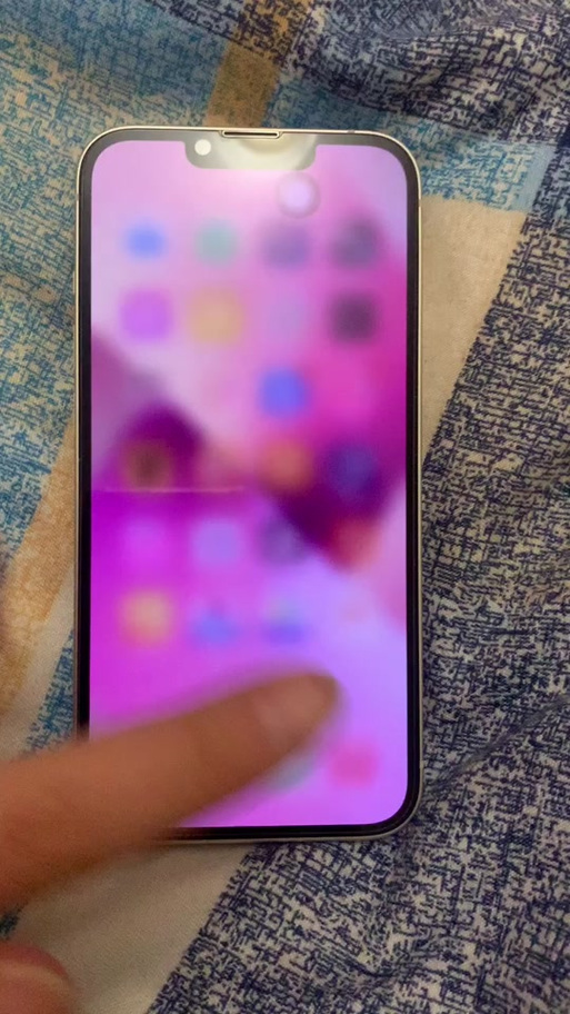 苹果手机屏幕有点模糊