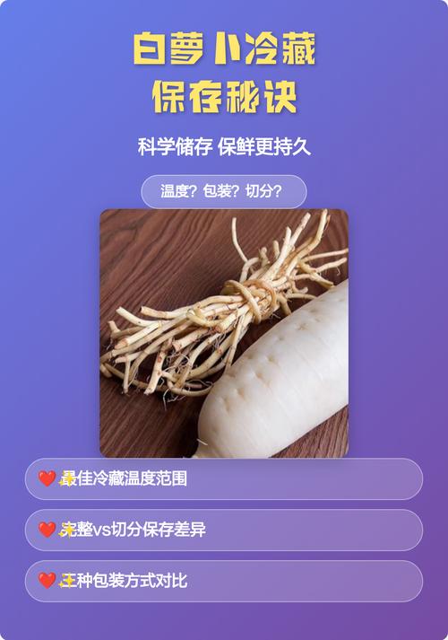 白萝卜放冰箱变蓝色