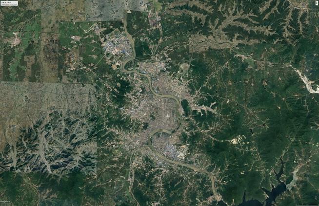 吉林卫星地图高清全图