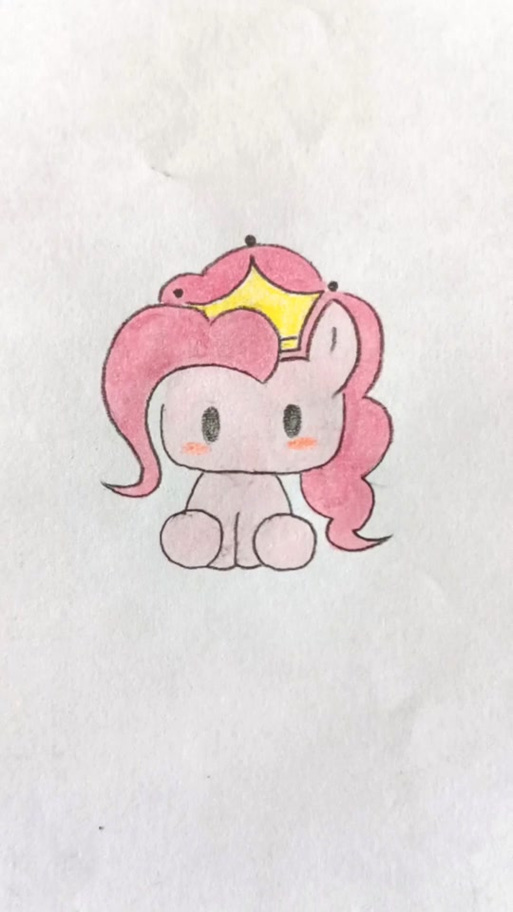 小马宝莉全部的简笔画