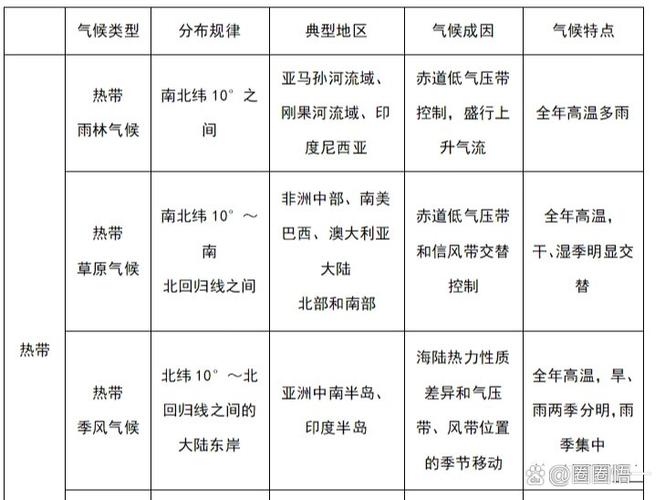 热带雨林的成因