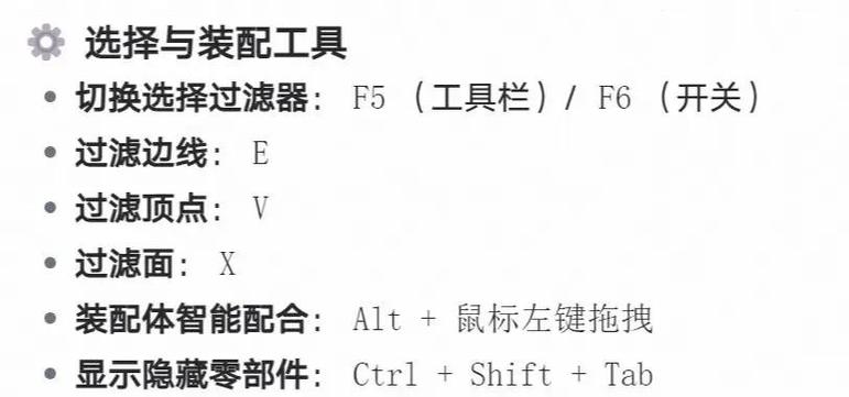 solidworks视图快捷键