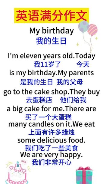 邀请朋友参加我的生日派对英语作文