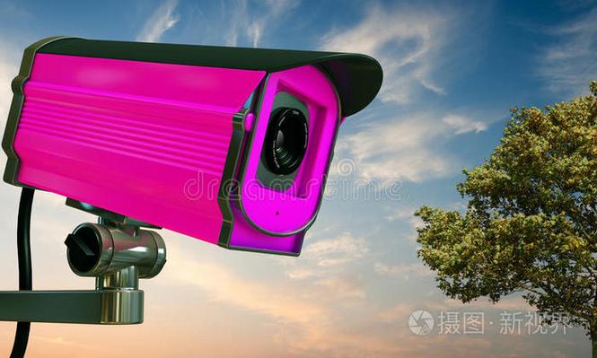 监控摄像画面是粉红色咋回事