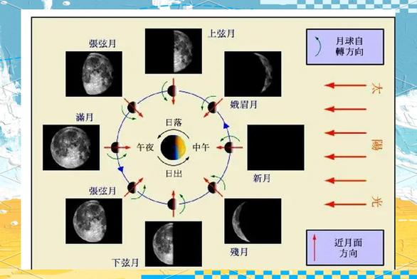 月亮新月到满月全过程
