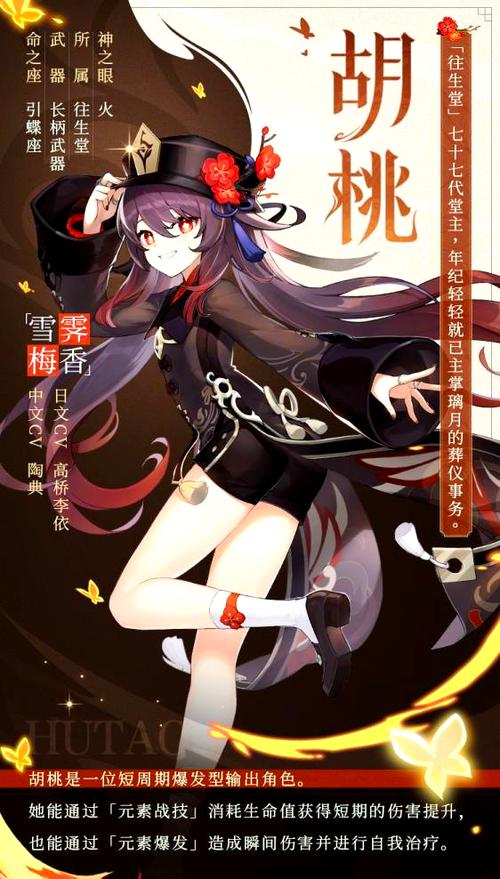 原神胡桃角色定位图标