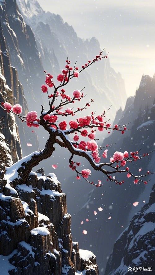 梅花中突出了梅的另一个特点