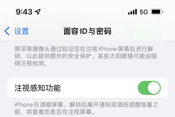 苹果手机需要密码以启用面容ID