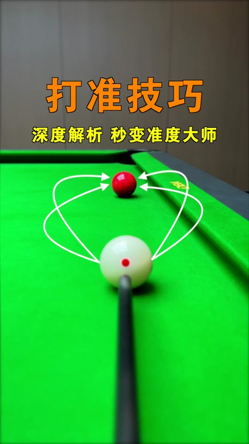 桌球技巧之瞄准