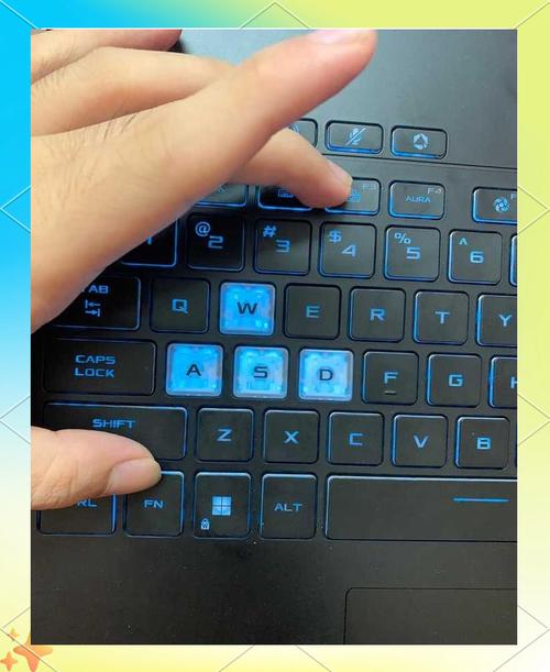华硕笔记本电脑没有键盘灯怎么办