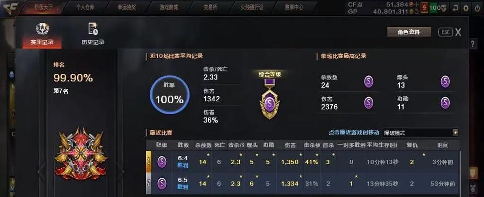 cf战绩网页在线查询