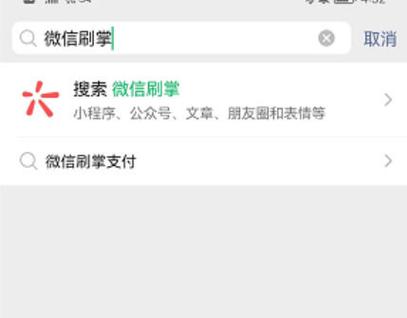 微信怎么开通刷掌服务