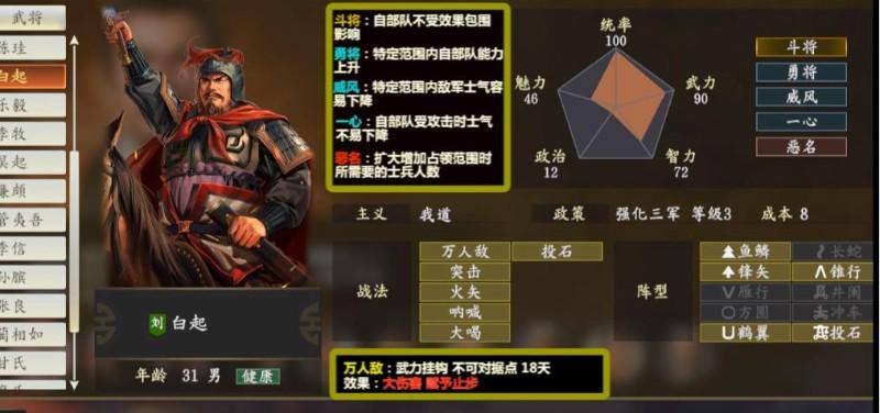 三国志14五维排行