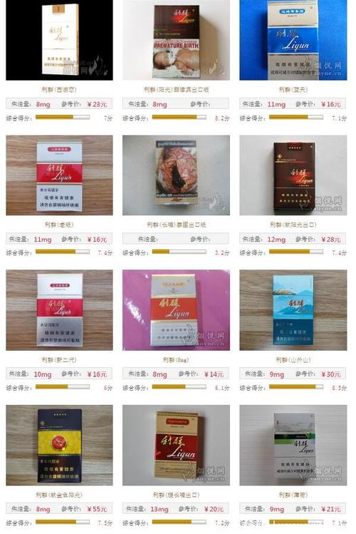细支利群全部图片