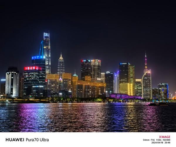 华为拍夜景