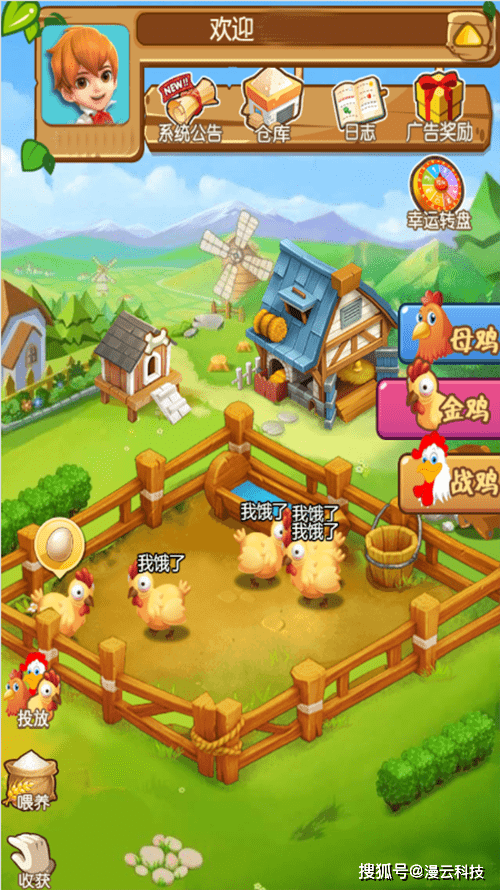养鸡场快乐的养鸡游戏
