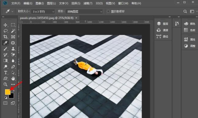 ps取色之后怎么涂上去