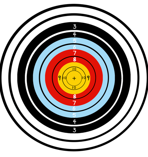 agon屏幕上有个红色靶心