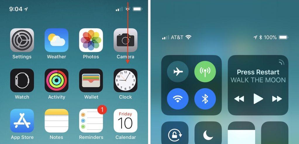 仿iphonex控制中心