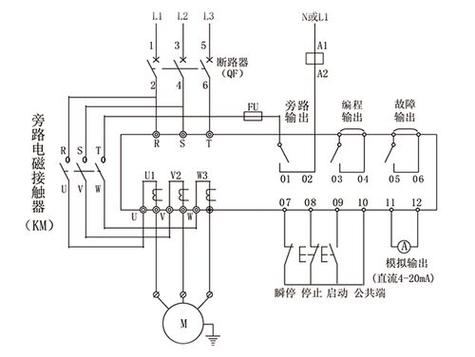 ABB软启动器内外接线错误