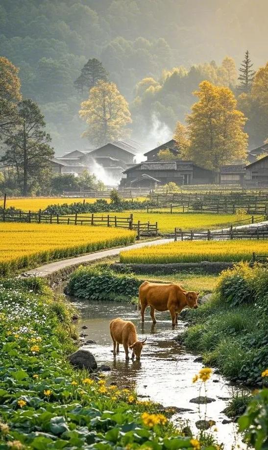 田园生活图片真实