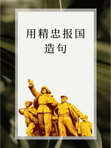 关于报国的词
