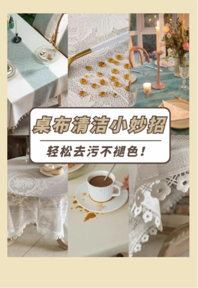 白色的桌布用什么去污好