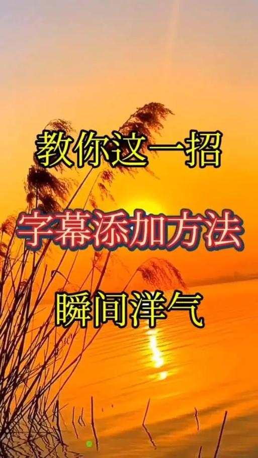 视频添加文字怎么弄