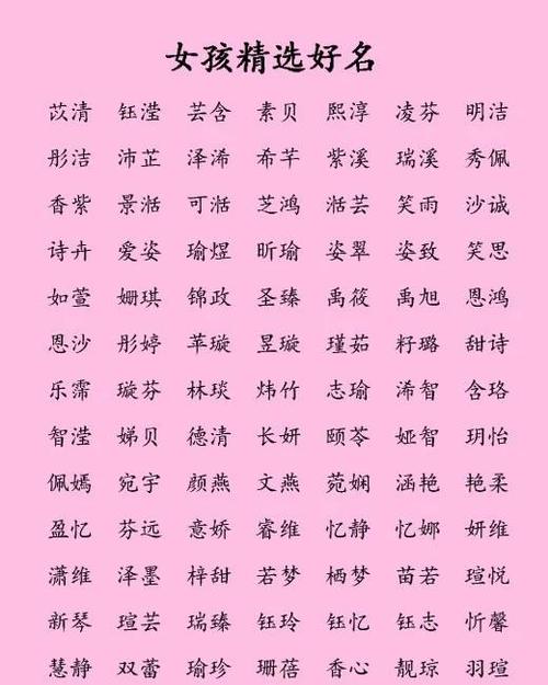女生小名两个字重叠