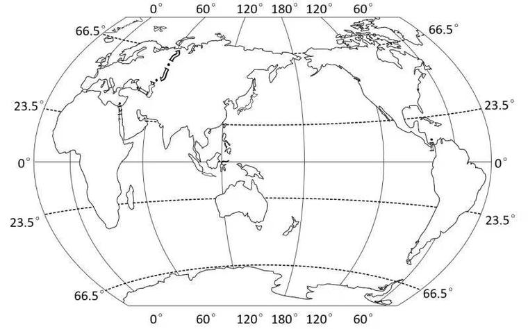 世界地图空白打印版