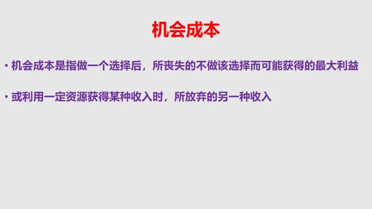 持有机会成本计算公式