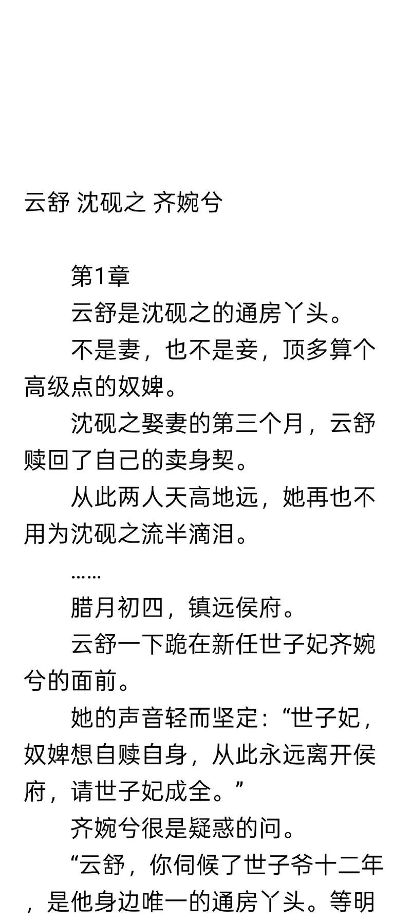 云奴 小说
