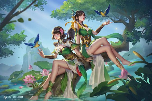 三国杀大乔小乔图片