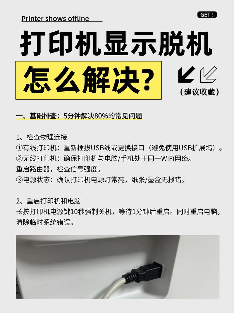 打印机脱机怎么恢复正常打印