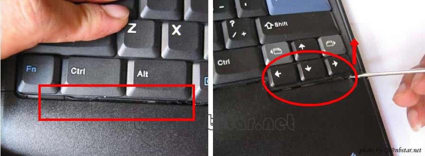 thinkpad按键拆装