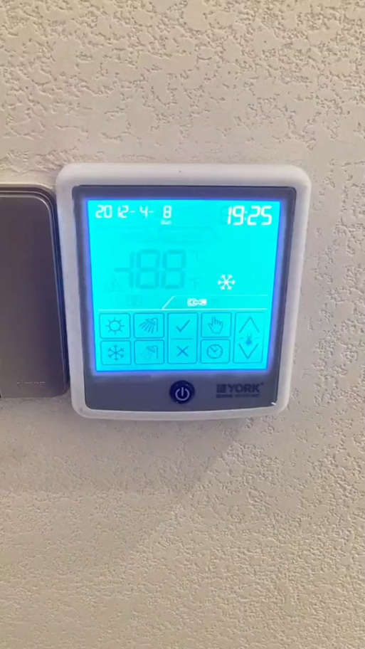 约克老式按键设置教程