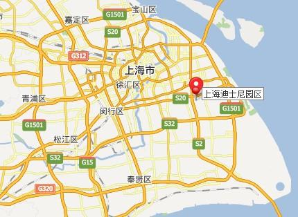 迪斯尼在上海的哪个区域