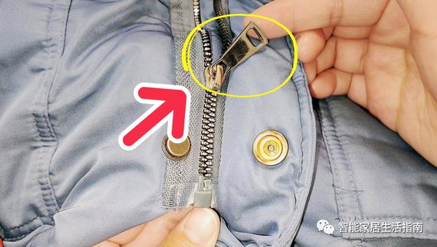 衣服拉链头怎么装