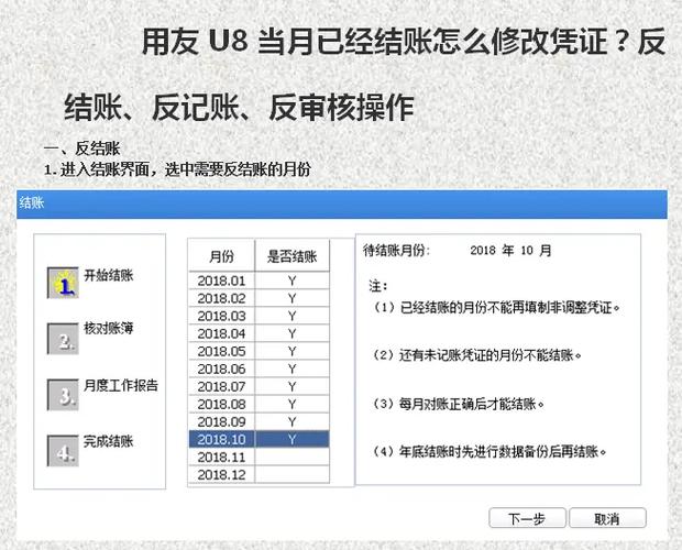 用友u8恢复记账前状态
