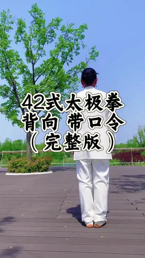 42式背向慢动作口令