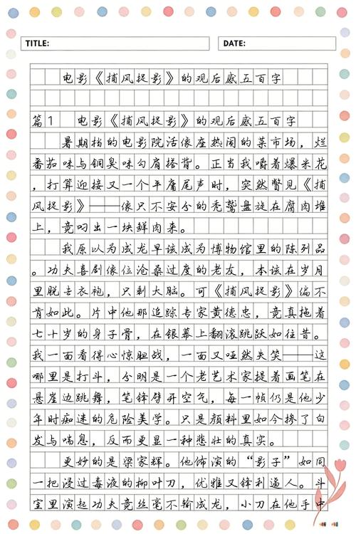 捕风捉影的观后感