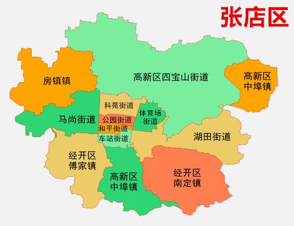 张店地图全图高清