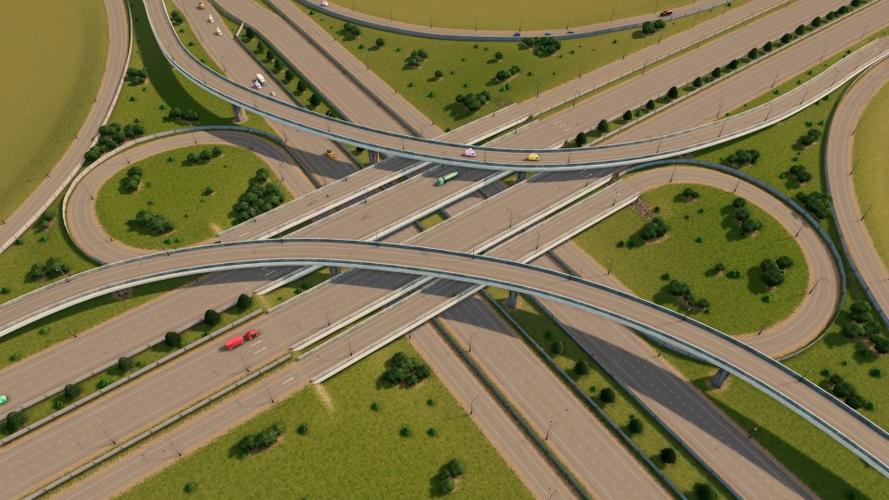 城市天际线高速路