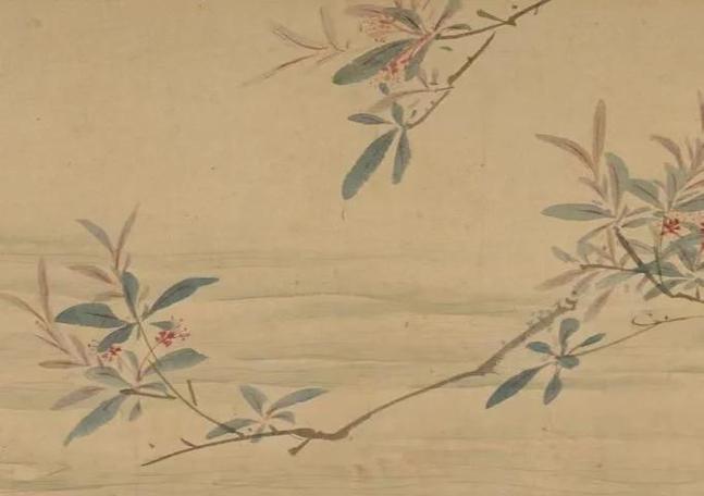 落花诗 画