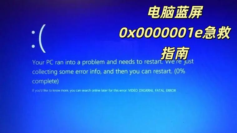开机蓝屏电脑一直响进不去系统
