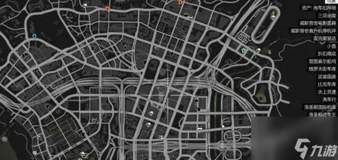 gta5躲避警察的位置地图
