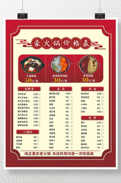 火锅店菜单明细图标
